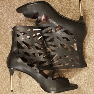 Cutout Bootie Heels